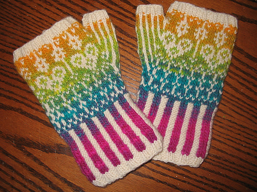 Companion Mitts- Coordinate with Fair Isle Tam