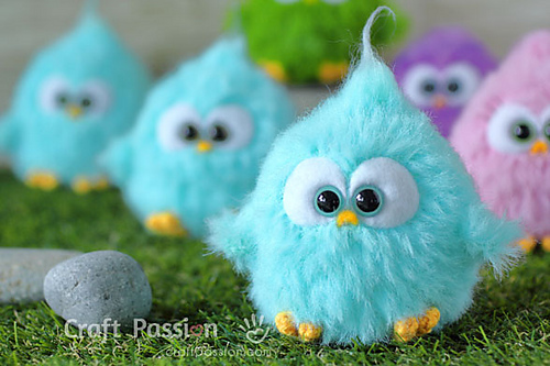 Fur Bird Amigurumi