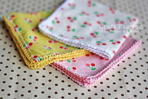Lace Trim Handkerchief