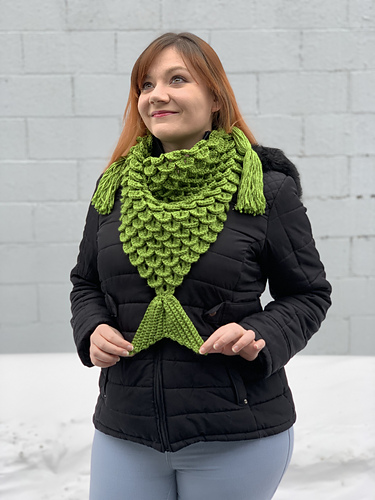 Mermaid Triangle Scarf