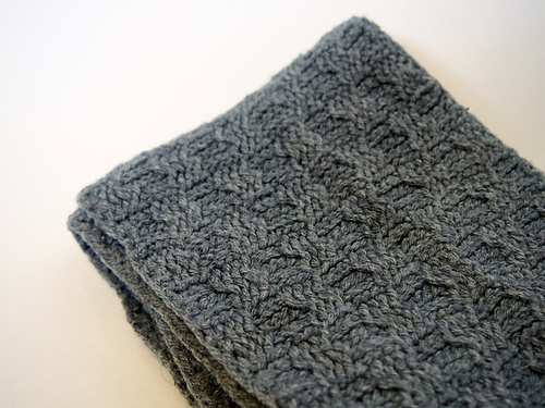 Slip Stitch Basket Weave Scarf