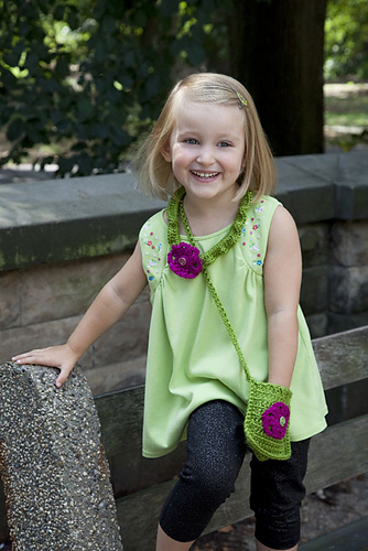 Girl's Necklace and Purse Set