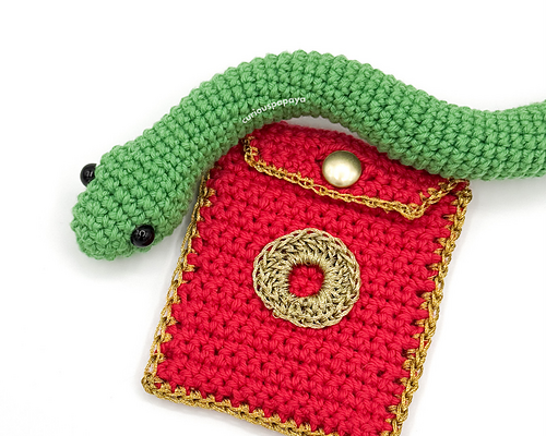 Lunar New Year Snake and Red Envelope