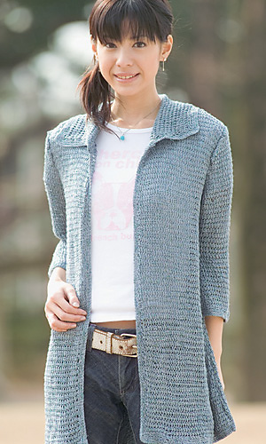 26-26 Tunisian Crochet Jacket
