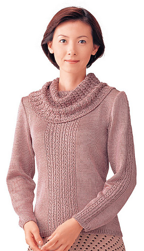 23-24-22 Cowl-neck Pullover