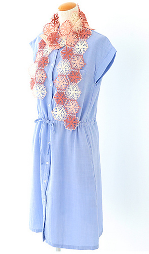 594stole Hana Motif Stole