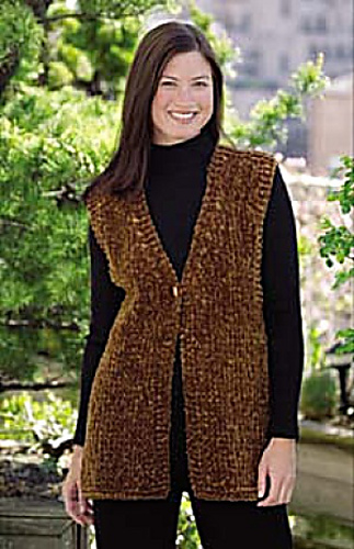 Simple Luxury Vest (crochet)
