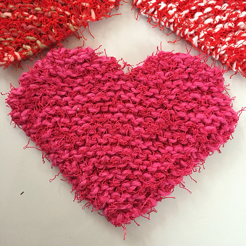 Valentine Heart Scrubbies