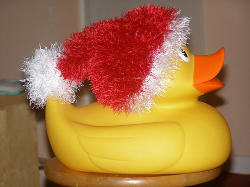 Santa Hat for Giant Duck