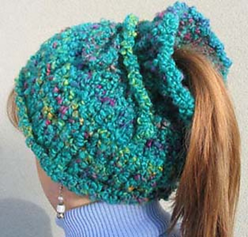 Boucle Ponytail Hat