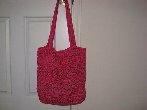 Large Crochet Summer Beach Bag