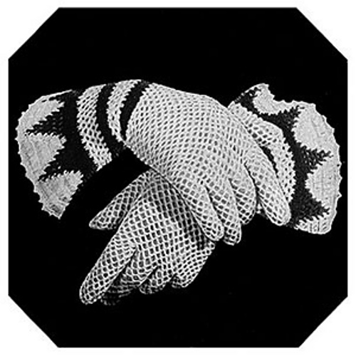Glove with Triangular Flare Cuff #229