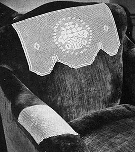 Flower Basket Chair Set #7103