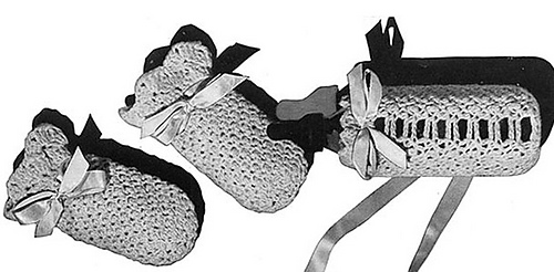 Bottle Cover and Mittens #5161