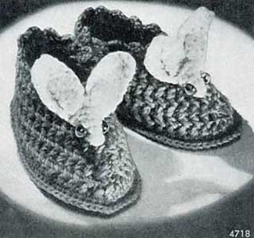 Child's Rabbit Slippers #4718