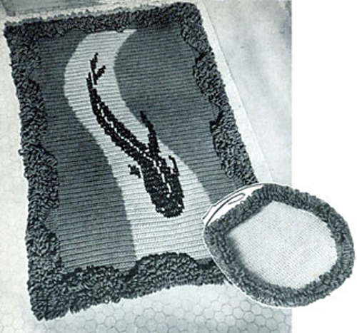 Marine Rug & Toilet Seat Cover #5107