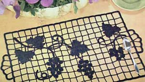 Grape Lattice Place Mat #16