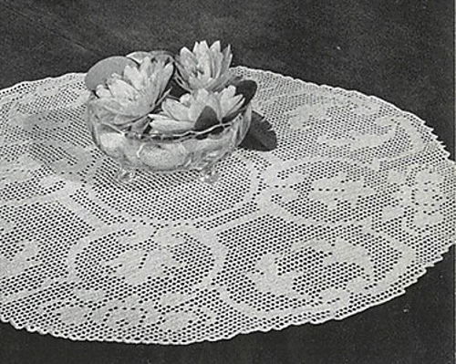 Tudor Rose Elegance Doily #3-53