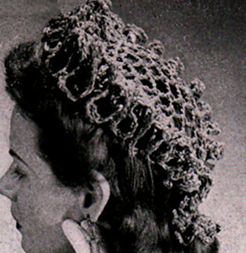 Frill Pompadour Hat #19