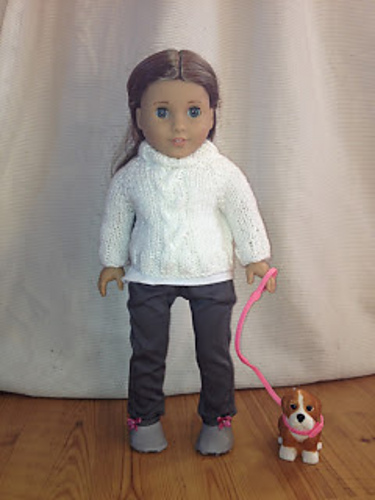 Cabled Doll Sweater