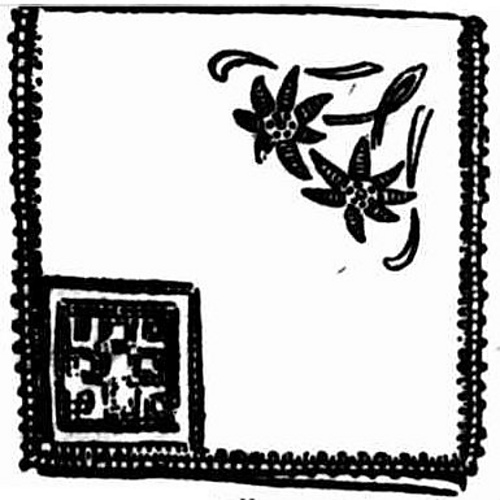 Linen Handkerchief Case
