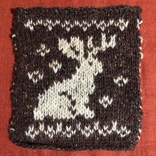 Jackalope Blanket Square