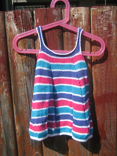 Striped bubble dress