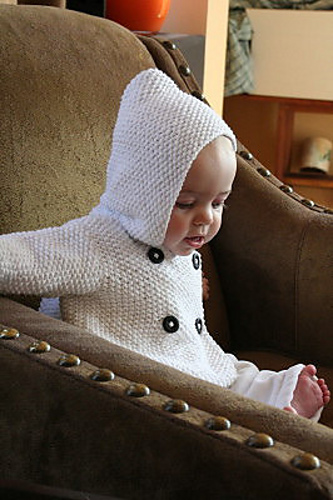 Seed Stitch Baby Jacket
