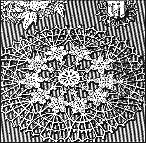 Luncheon Set: Place Mat and Coaster