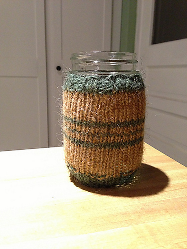 12 Oz Mason Jar Cozy