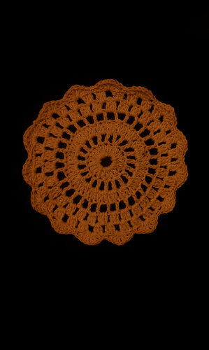Rosy Coaster or Doily