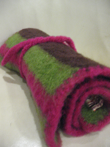 felted diaper changing pad