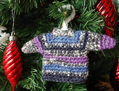Miniature Sweater Ornament