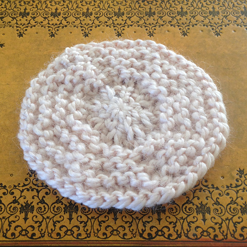Center out circular coaster