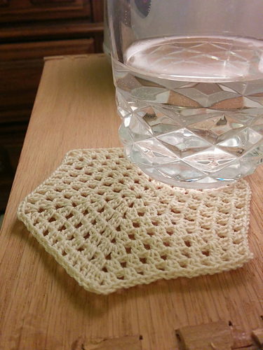 Hexagonal Granny Coaster