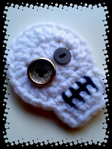 Spooktacular Sugar Skull Applique