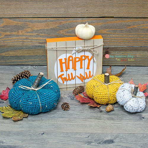 Chunky Rustic Pumpkins
