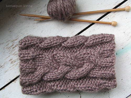 chunky cabled boot cuffs