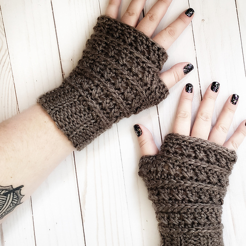 All My Exes Fingerless Mittens