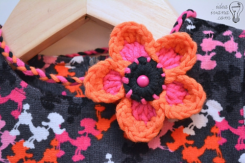 No-Weaving-in-Ends Crochet Flower Headband