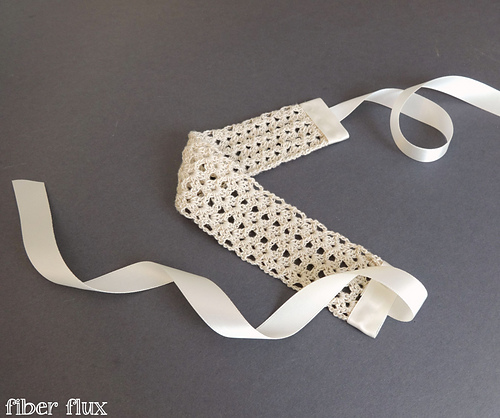 Bamboo Lace Headband and Necklace