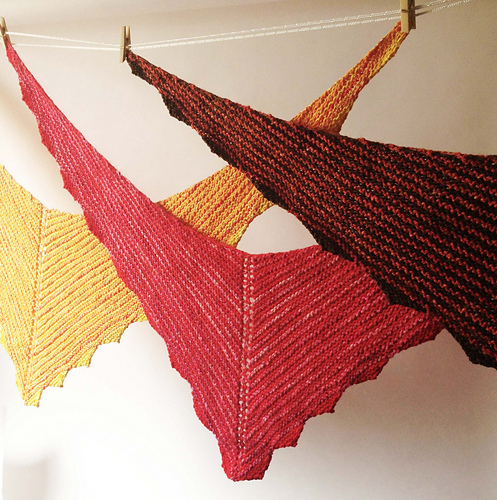 Carousel Scarf, Heavy Worsted Version