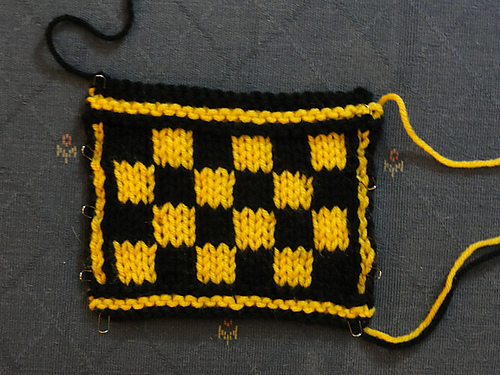 Steelers Checkerboard Square