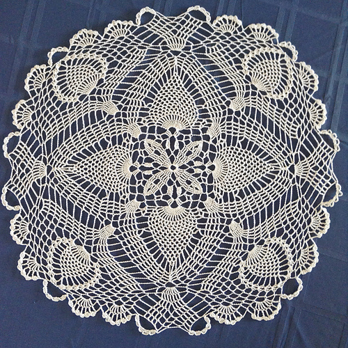 Flowering Pine Doily #D-122