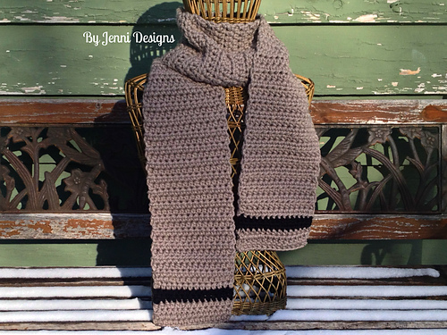 Men's Chunky Stripe Scarf