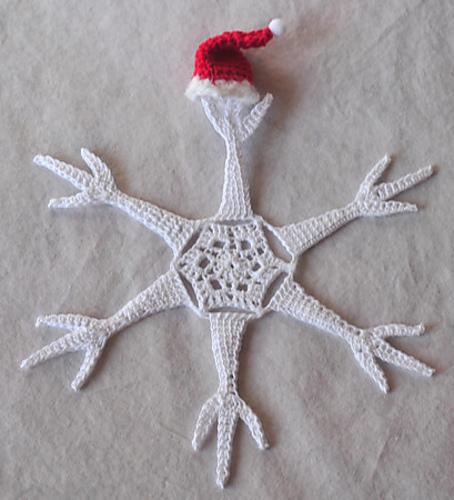 Santa Hat Snowflake