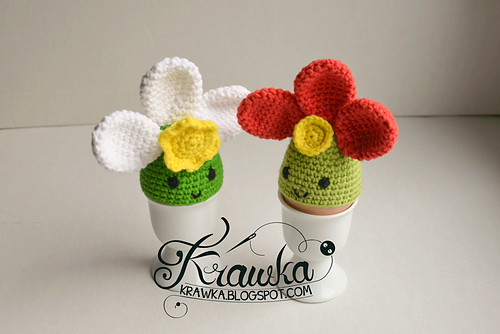 Spring flowers egg cozies