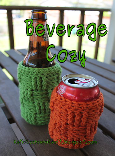 Basket Weave Beverage Cozy / Koozie