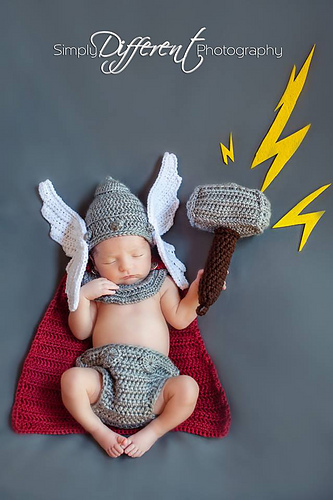 Newborn God of Thunder Outfit Thor