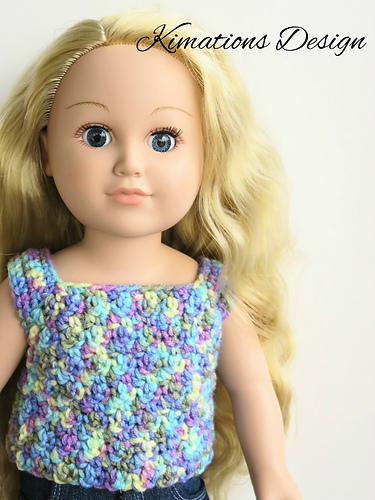 American Girl Patterned Tank Top